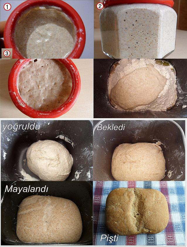 ekşi mayalı ekmek tarifi